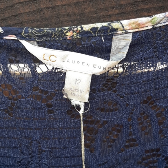 NWT Lauren Conrad ‘Garden Party’ Lace Tiered Dress - Picture 4 of 8